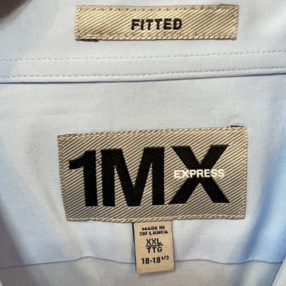 Express Men’s Dress Shirts 2XL Fitted/Extra Slim - Picture 8 of 8